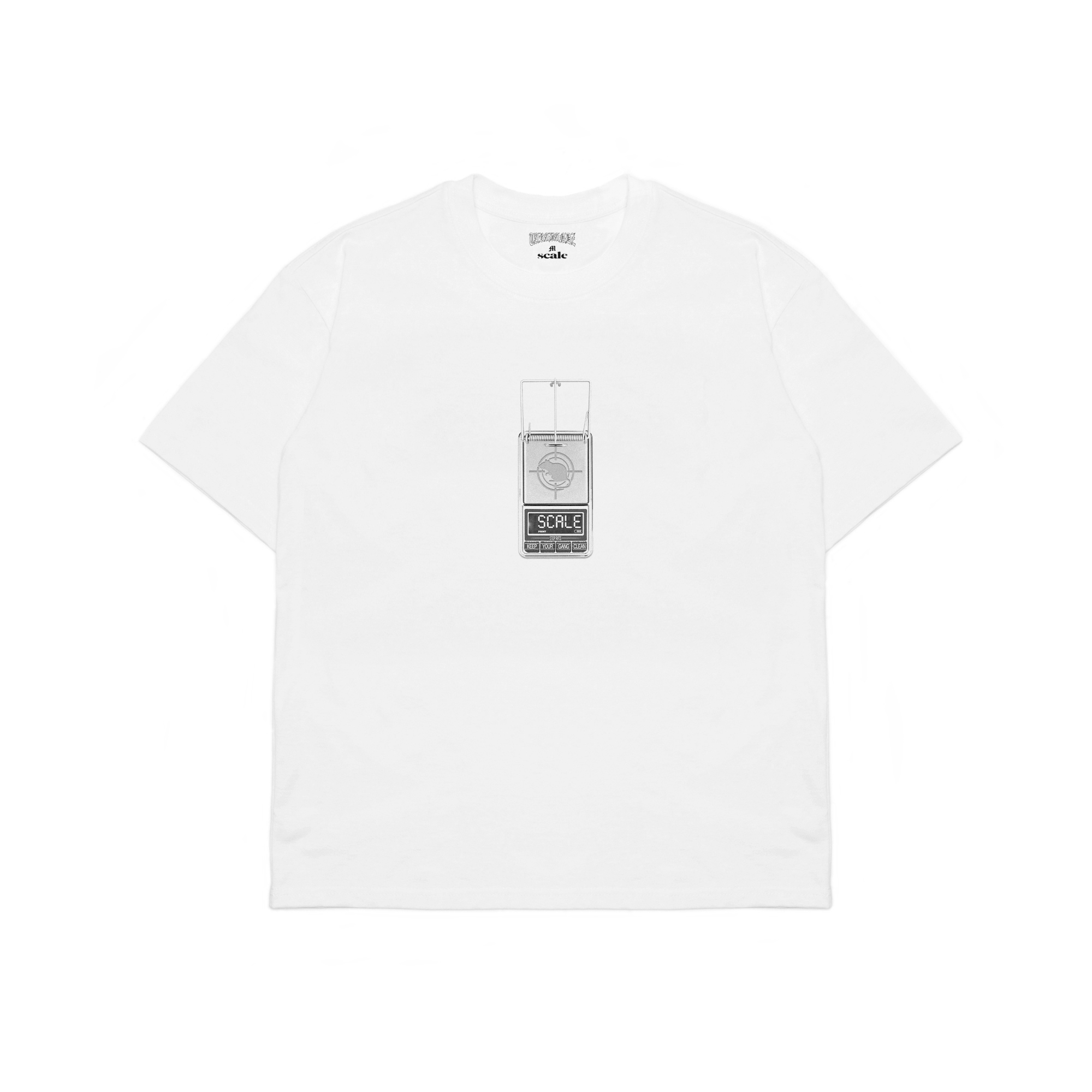 Футболка SCALE х STOP RATS WHITE